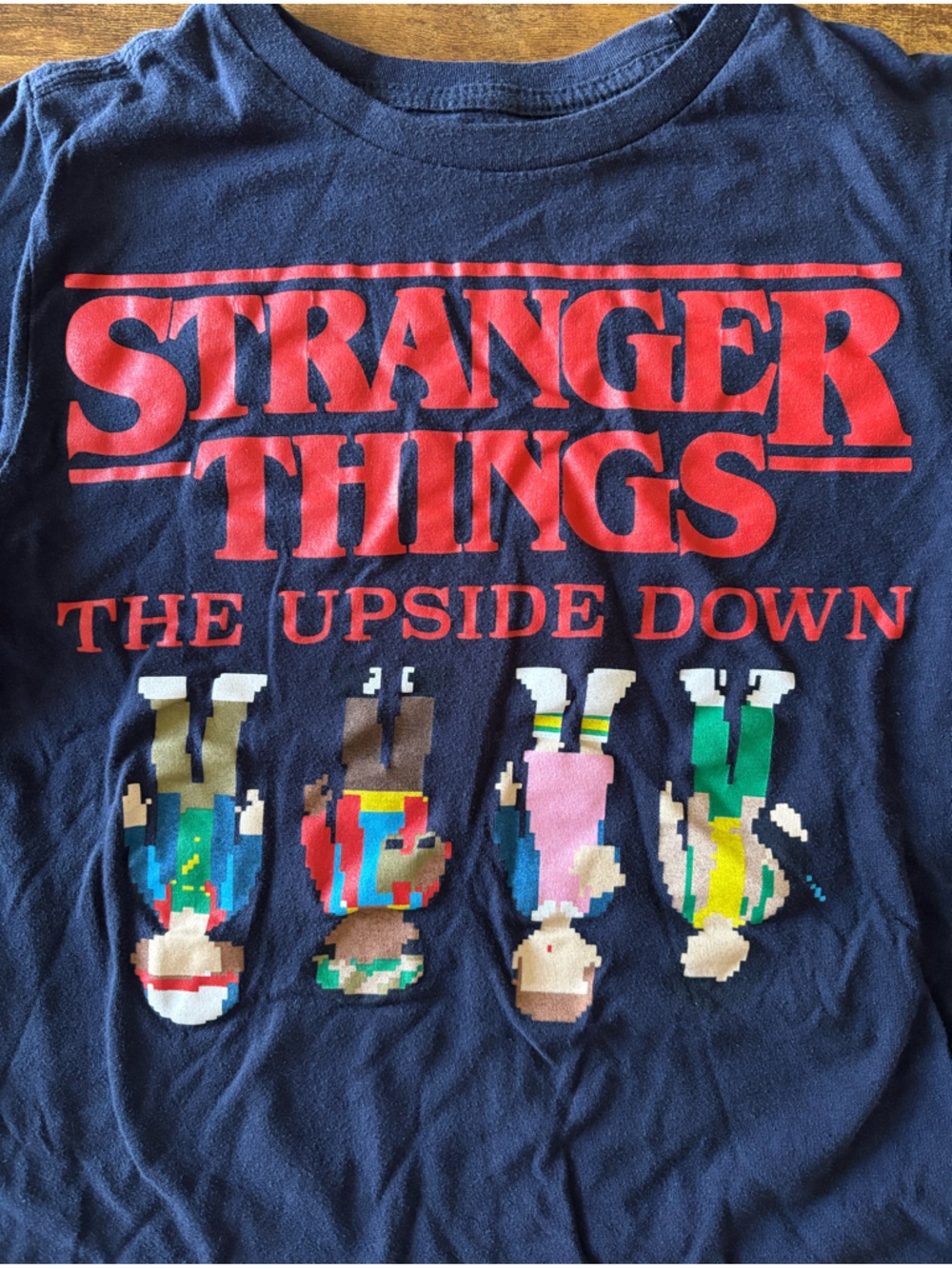 Stranger Things Kids Graphic Tee - White, Charcoal & Navy bundle - Picture 6 of 7